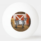 Balle De Ping Pong Chèvre tachetée gris mou (Dos)