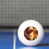 Balle De Ping Pong Chien de Noël (1) (Filet)