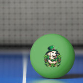Balle De Ping Pong Chien mignon de la Saint Patrick (Filet)