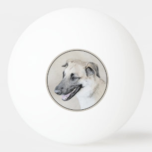 Balle De Ping Pong Chinook (oreilles d'hélicoptère) Peinture - Chien