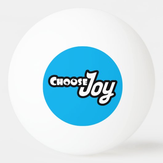 Balle De Ping Pong Choisir la joie (Devant)