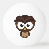 Balle De Ping Pong Chouette Brown (Dos)