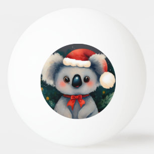 Balle De Ping Pong Christmas Koala (1)