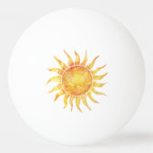 Balle De Ping Pong Ciel ensoleillé lumineux (Dos)