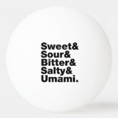 Balle De Ping Pong Cinq saveurs de base (Devant)