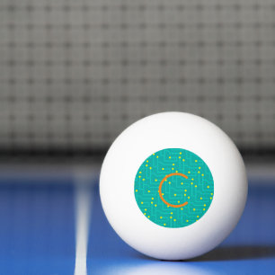 Balle De Ping Pong Circuit Board Art INITIAL Moderne Jeu Amusant