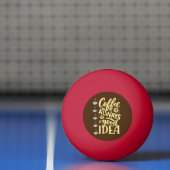 Balle De Ping Pong citation de café (Filet)
