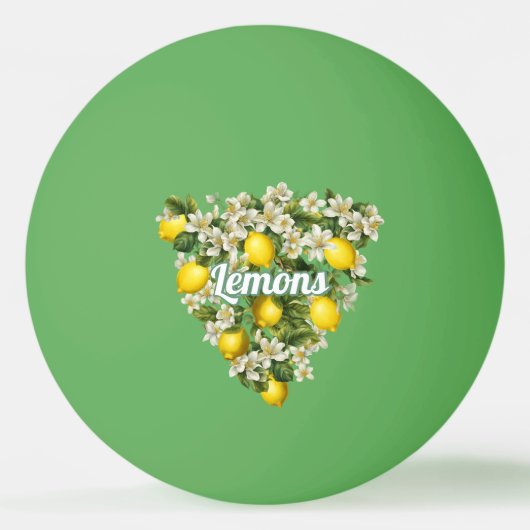 Balle De Ping Pong Citrons (Devant)