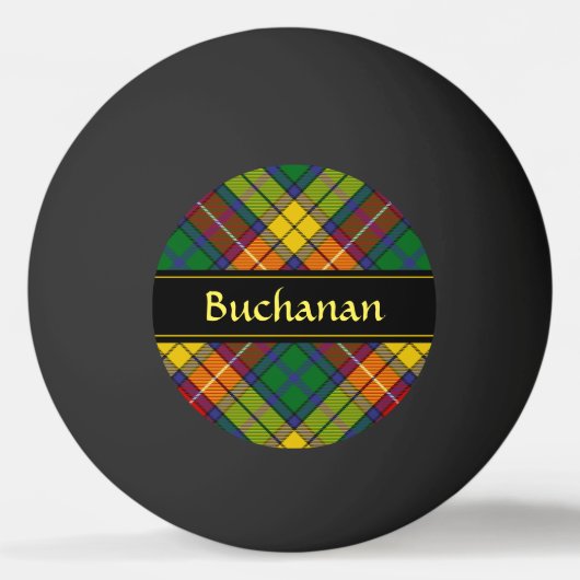 Balle De Ping Pong Clan Buchanan Tartan (Dos)