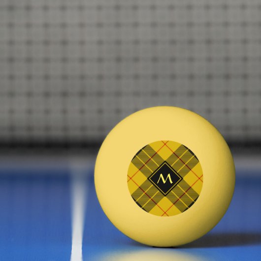 Balle De Ping Pong Clan Macleod de Lewis Tartan (Filet)