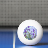 Balle De Ping Pong Claude Monet - Lilac Irises / Iris Mauves (Filet)