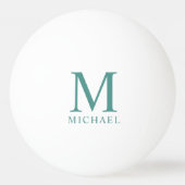 Balle De Ping Pong Clients Monogrammed Moderne Modèle élégant (Devant)