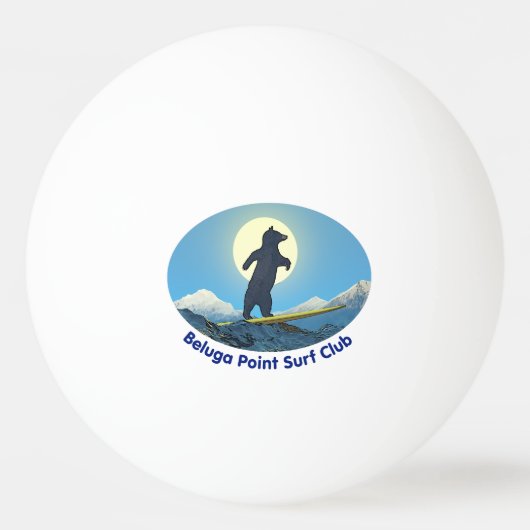 Balle De Ping Pong Club de Surf Beluga Point (Devant)
