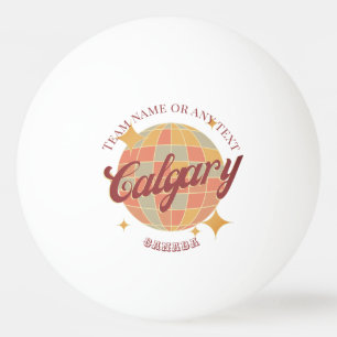 Balle De Ping Pong Club de tennis de table de Calgary City Canada
