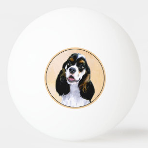 Balle De Ping Pong Cocker Spaniel (Parti) Peinture - Art Chien origin