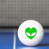 Balle De Ping Pong Coeur d'amour Alien (Filet)