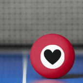 Balle De Ping Pong Coeur gonflé (Filet)