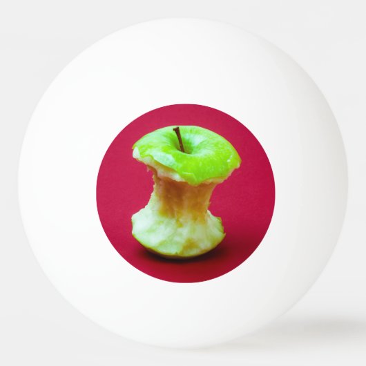 Balle De Ping Pong Coeur vert pomme (Devant)