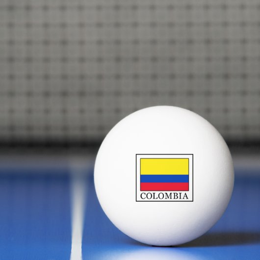 Balle De Ping Pong Colombie (Filet)