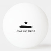Balle De Ping Pong Come & Take It ! Flag de Texas State (Devant)
