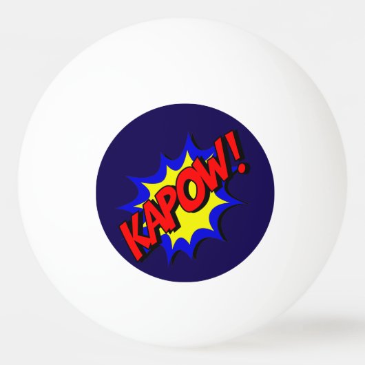 Balle De Ping Pong Comic Book Kapow ! Exclamation (Devant)