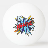 Balle De Ping Pong Comic Book Pop Art WHAM BANG (Devant)