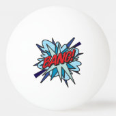 Balle De Ping Pong Comic Book Pop Art WHAM BANG (Dos)