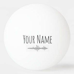 Balle De Ping Pong Conception de cadeau de forme d'onde sonore person