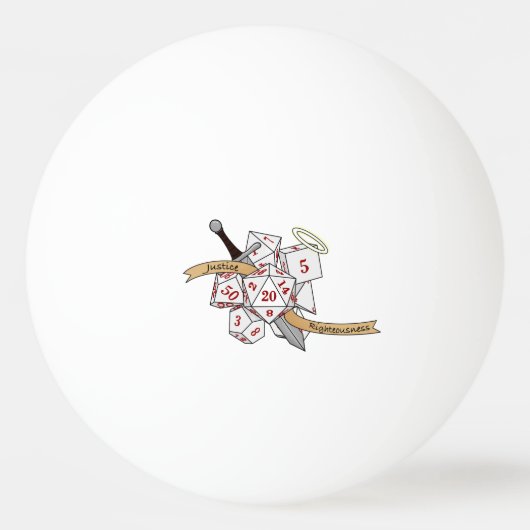 Balle De Ping Pong Conception de dés Paladin (Devant)