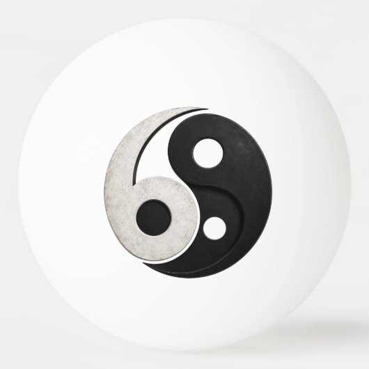 Balle De Ping Pong Conception de symbole Yin Yang 69 (Devant)