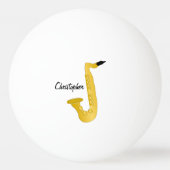 Balle De Ping Pong Conception saxophone (Devant)