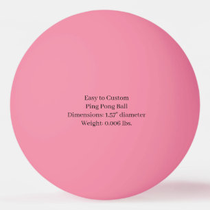 Balle De Ping Pong Concevez Votre Propre Rose Luminescent Dans Le Noi