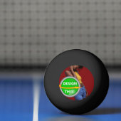 Balle De Ping Pong COOL ! Bal 1 étoile Ping Pong - Noir - Personnalis (Filet)