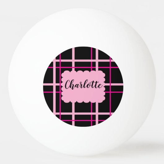 Balle De Ping Pong Cool Striped Pattern (Devant)