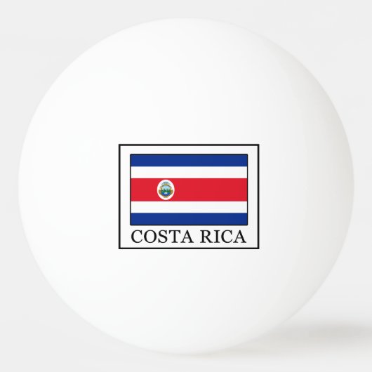 Balle De Ping Pong Costa Rica (Devant)