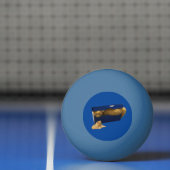 Balle De Ping Pong "Cosy Hideaway : The Ginger Cat in the Shoe Box" (Filet)