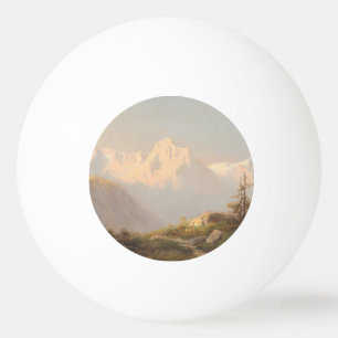 Balle De Ping Pong Coucher de soleil dans les montagnes – Carl Lafite