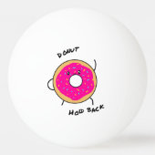 Balle De Ping Pong Coucou de Donut (Devant)