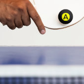 Balle De Ping Pong Couleur simple jaune uni (Paddle)