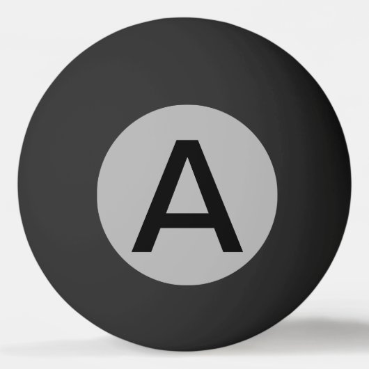 Balle De Ping Pong Couleur solide argent (Devant)