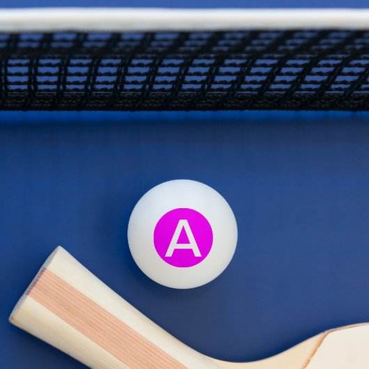 Balle De Ping Pong Couleur solide Magenta (Tableau)