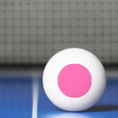 Balle De Ping Pong Couleur solide : Rose chaud #2 (Filet)