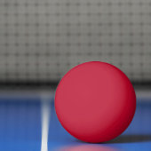 Balle De Ping Pong Couleur solide rouge (Filet)