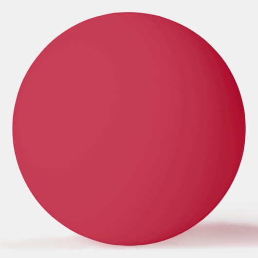 Balle De Ping Pong Couleur solide rouge (Devant)