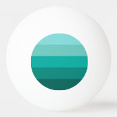Balle De Ping Pong Couleurs vertes rayées (Dos)