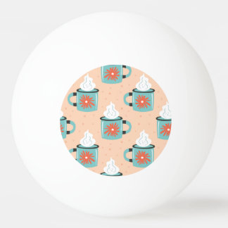 Balle De Ping Pong Coupe bleu clair Motif sans voile.
