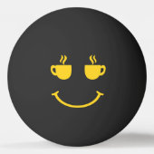 Balle De Ping Pong Coupe de café sourire (Dos)