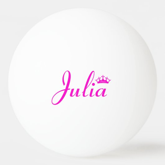 Balle De Ping Pong Couronne de la princesse (Dos)
