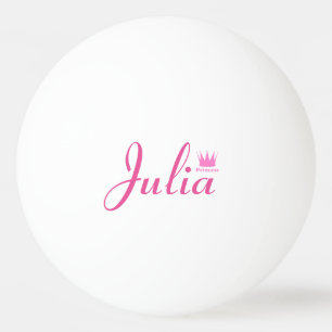 Balle De Ping Pong Couronne de la princesse