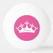 Balle De Ping Pong Couronne de la princesse (Devant)